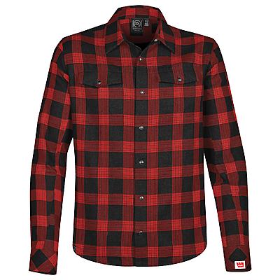 Men's Logan Snap Front Plaid Shirt (BOD) / Wajax Brand Store